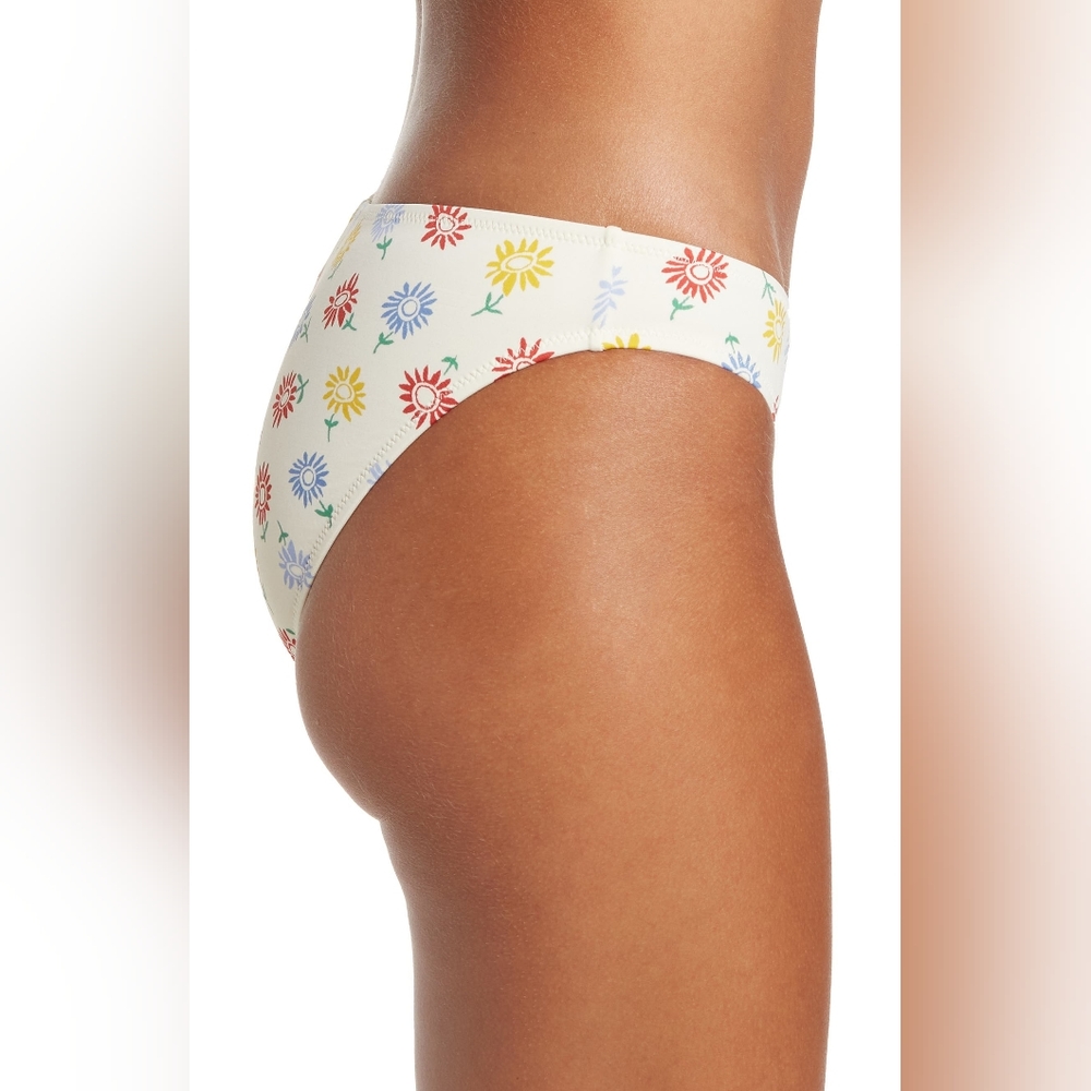 Madewell Parchment Vintage Floral Devon Bikini Bottom NWT - Picture 3 of 4